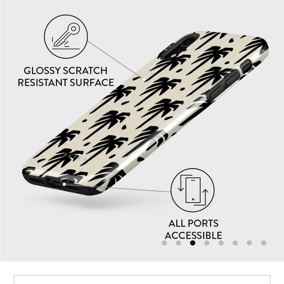 Gently loved BURGA ‘Paraiso’ IPhone XR Tough phone case and Ring/Stand. - Picture 3 of 14